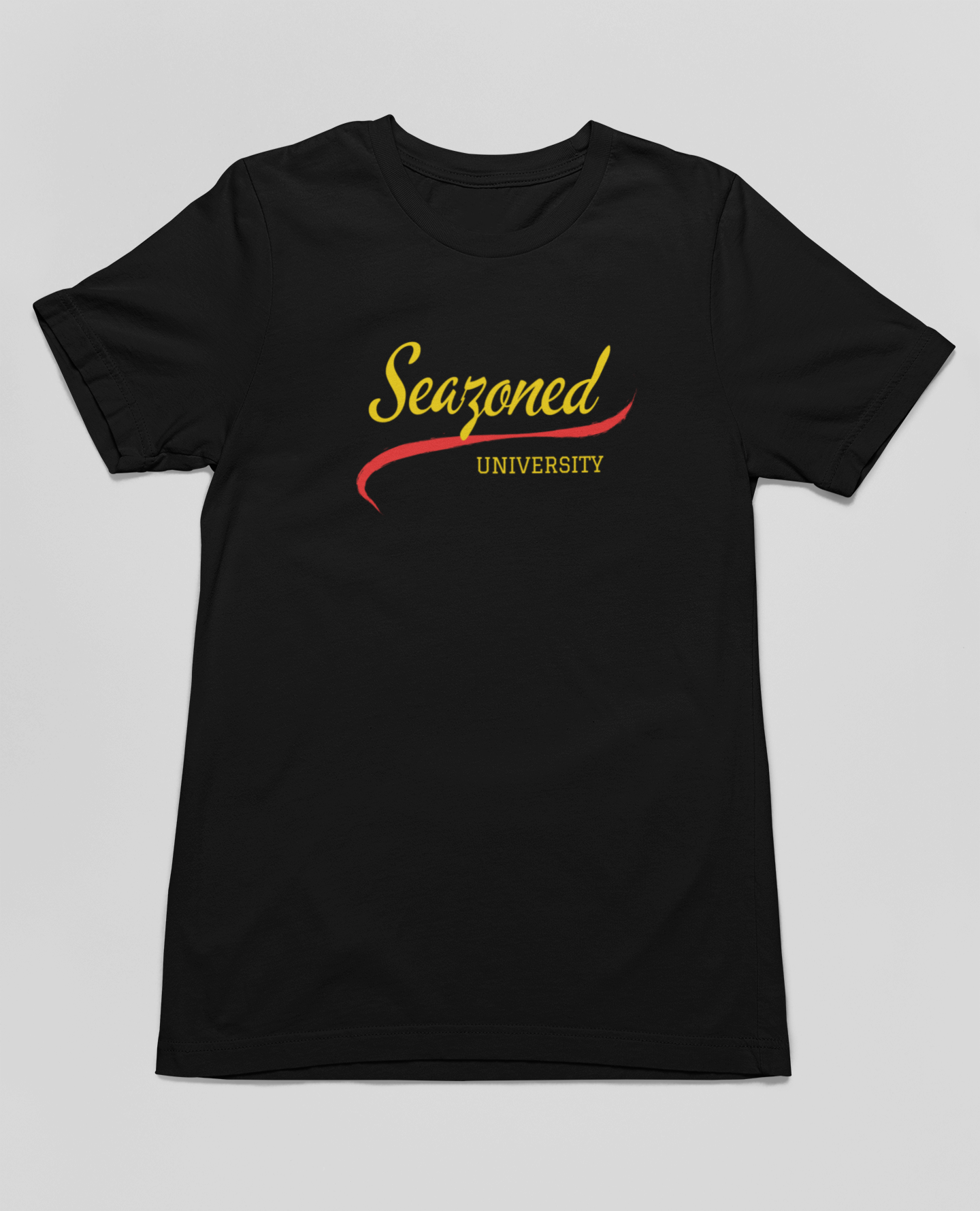 SEAZONED UNIVERSITY BLACK TEE(GSU)