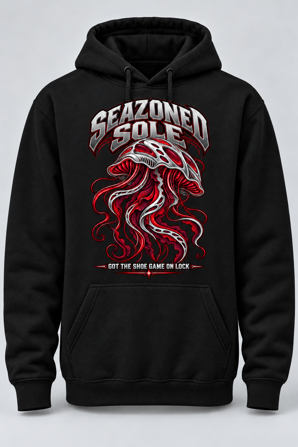 RED CURRENT JELLYFISH HOODIE