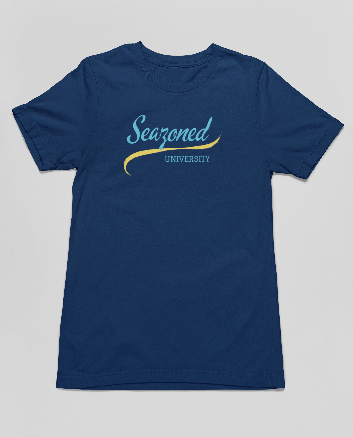 SEAZONED UNIVERSITY NAVY TEE (SU)