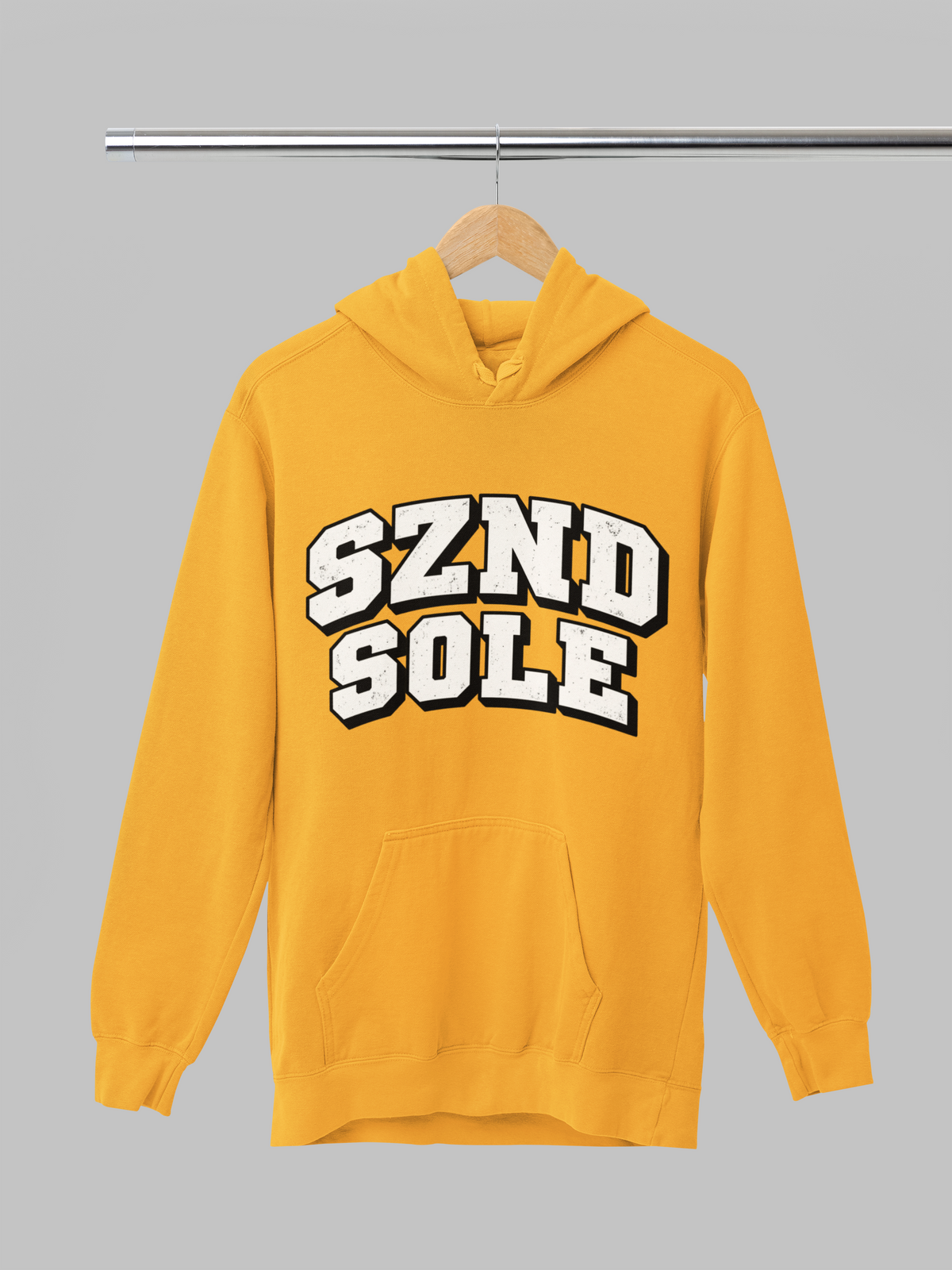 SZND SOLE DISTRESSED VARSITY HOODIE