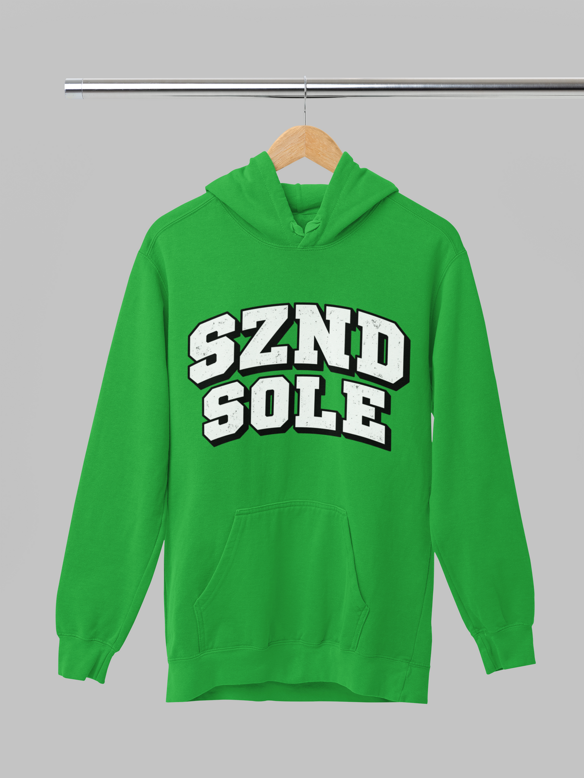 SZND SOLE DISTRESSED VARSITY HOODIE