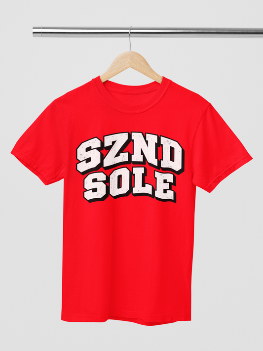 THE SZND SOLE DISTRESSED VARSITY TEE