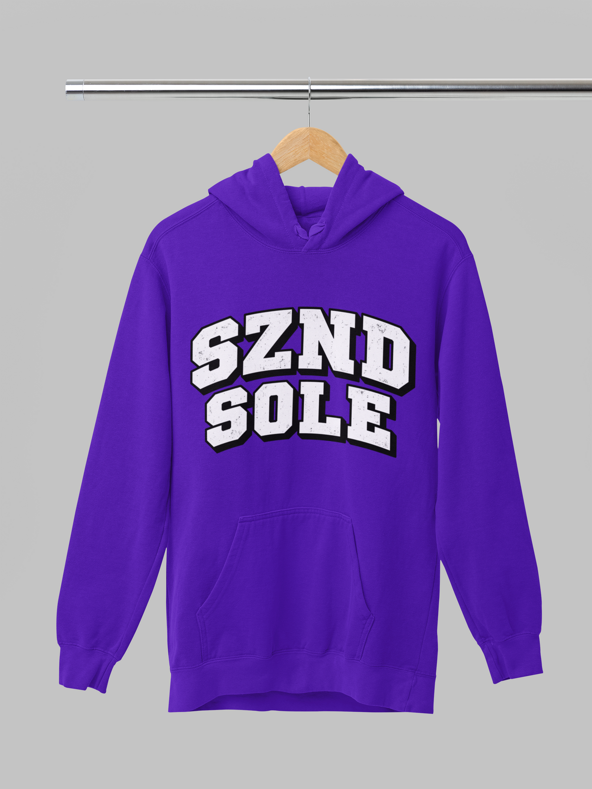 SZND SOLE DISTRESSED VARSITY HOODIE