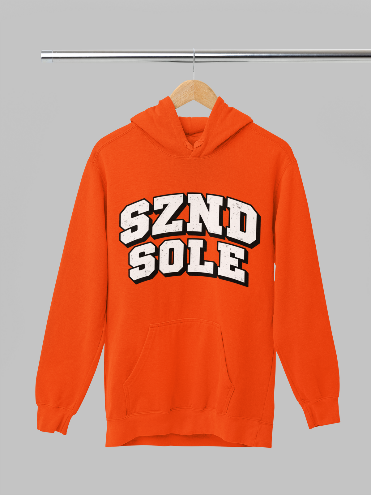 SZND SOLE DISTRESSED VARSITY HOODIE