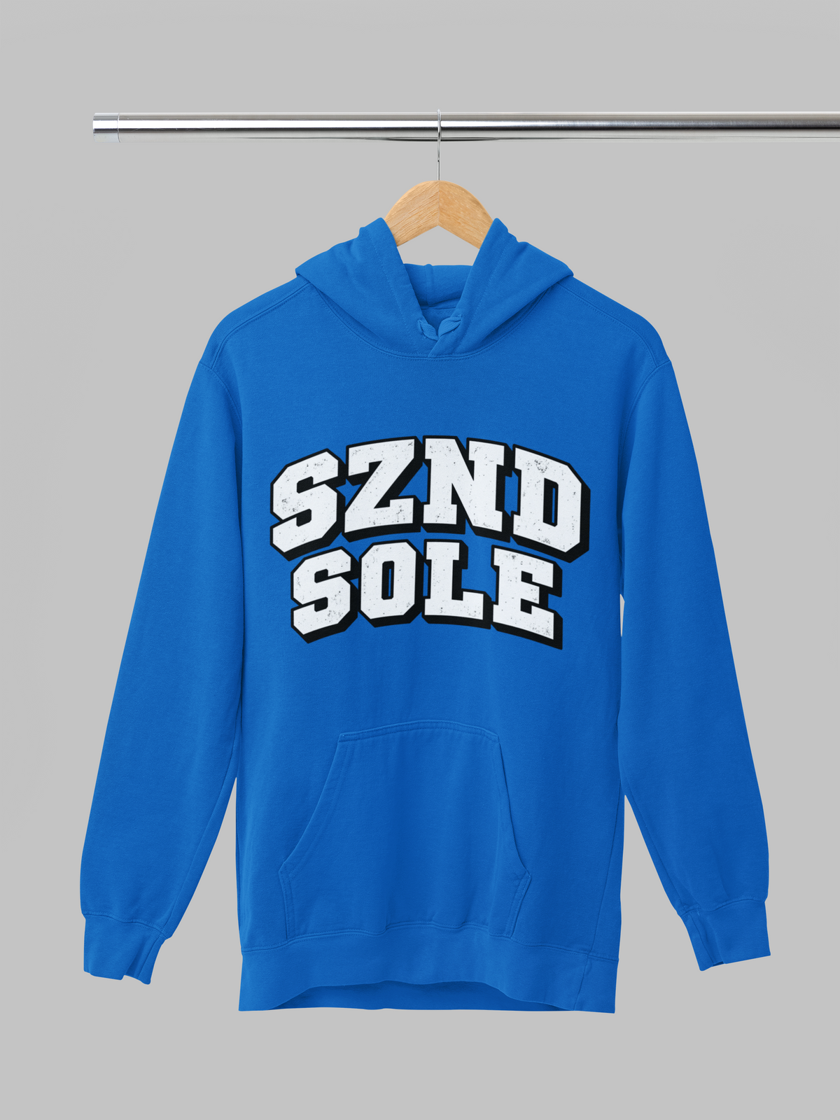 SZND SOLE DISTRESSED VARSITY HOODIE